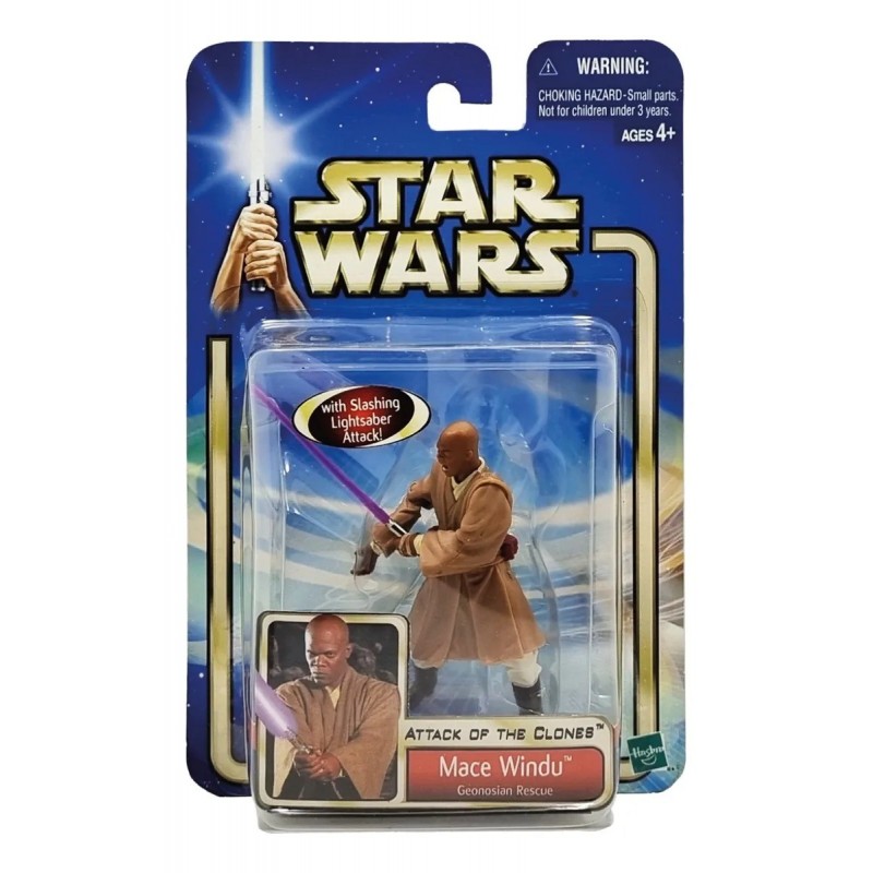 Star wars Attack of the clones Mace Windu Geonosian Rescue Star wars Attack of the clones Mace Windu Geonosian Rescue