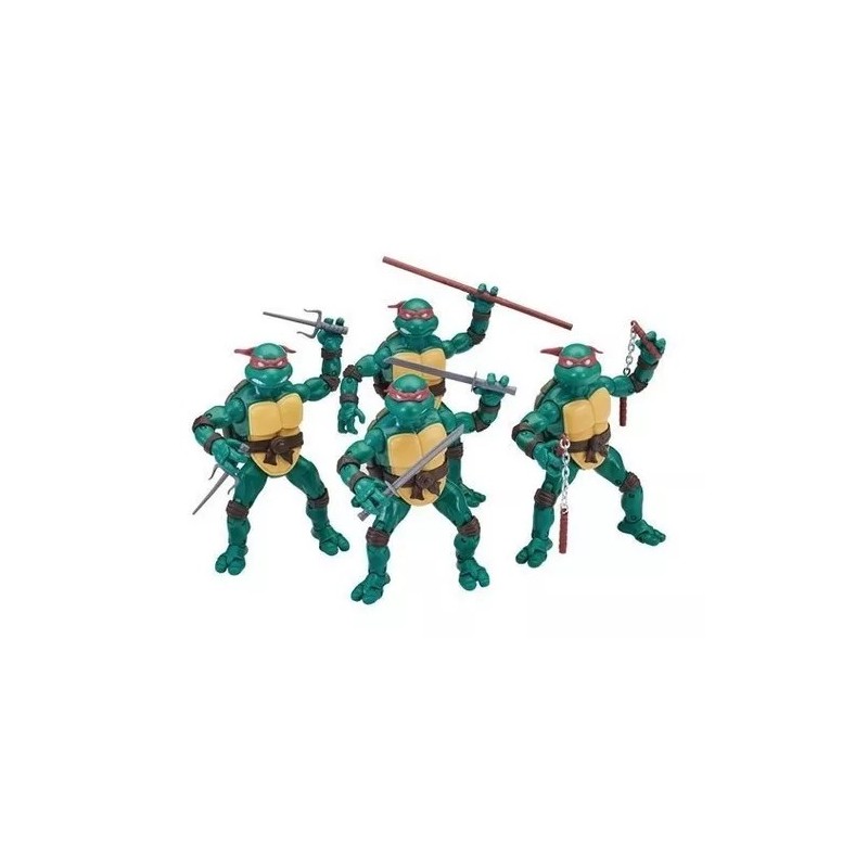 Tmnt Ninja Elite Series Set De 4 Raphael, Donatello, Leonard